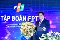 Thủ tướng Phạm Minh Chính phát biểu khi đến thăm Đại học FPT.