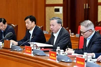 Tổng Bí thư Tô Lâm chủ trì làm việc với Đảng ủy Thanh tra Chính phủ và các cơ quan, đơn vị và thành phố Hà Nội. (Ảnh: ĐĂNG KHOA)