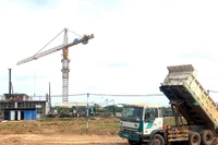 Công ty trách nhiệm hữu hạn Kingfa Science & Technology (Việt Nam) đang xây dựng trong Khu công nghiệp công nghệ cao Long Thành. 