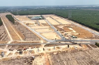 Khu tái định cư Long Đức được xây dựng để phục vụ dự án cao tốc Biên Hòa-Vũng Tàu.