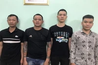 4 đối tượng bị tạm giữ.