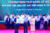 Tập đoàn Masan trao 100 tỷ hỗ trợ tỉnh Lào Cai.