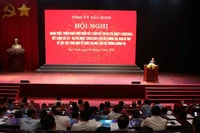 Hơn 400 đại biểu tham dự Hội nghị quán triệt các kết luận của Bộ Chính trị, Ban Bí thư về tiếp tục sắp xếp tổ chức bộ máy của hệ thống chính trị do Tỉnh ủy Bắc Ninh tổ chức.