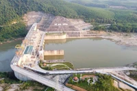 Toàn cảnh Dự án hồ chứa nước Bản Mồng.