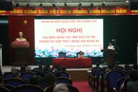 Đoàn đại biểu Quốc hội tỉnh Hưng Yên tiếp xúc cử tri tại huyện Văn Giang, tỉnh Hưng Yên.