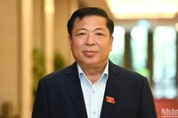 Bộ trưởng Xây dựng Trần Hồng Minh. (Ảnh: DUY LINH)