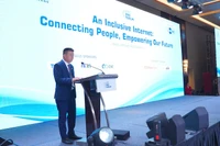 Giám đốc VNNIC Nguyễn Hồng Thắng phát biểu tại Diễn đàn.