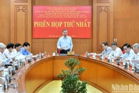 Tổng Bí thư Tô Lâm chủ trì Phiên họp thứ nhất Ban Chỉ đạo Trung ương tổng kết việc thực hiện Nghị quyết số 18-NQ/TW, ngày 25/10/2017 của Ban Chấp hành Trung ương khóa XII về một số vấn đề về tiếp tục đổi mới, sắp xếp tổ chức bộ máy của hệ thống chính trị tinh gọn, hoạt động hiệu lực, hiệu quả.