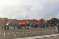 Lễ phát động Tết trồng cây trên đảo Trường Sa.