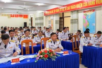 Các đại biểu dự Lễ tuyên dương quân nhân chuyên nghiệp xuất sắc, tiêu biểu.