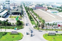 Khu công nghiệp Phố Nối A, tỉnh Hưng Yên. 