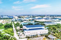 Toàn cảnh Khu công nghiệp Nam Cầu Kiền (Hải Phòng). (Ảnh HỒNG ÐIỆP) 