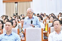 Sự kiện thu hút đông đảo nhà giáo, cán bộ quản lý, nhân viên ngành giáo dục tham gia. (Ảnh BỘ GIÁO DỤC và ÐÀO TẠO) 