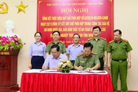 Công an tỉnh Ninh Bình và Ban Quản lý các khu công nghiệp tỉnh ký kết Quy chế phối hợp trong công tác bảo vệ an ninh quốc gia, bảo đảm trật tự an toàn xã hội tại các khu công nghiệp trên địa bàn.