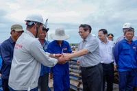 Thủ tướng Phạm Minh Chính thị sát, kiểm tra Dự án cao tốc Châu Đốc-Cần Thơ-Sóc Trăng