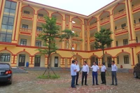 Thực hiện chương trình xây dựng nông thôn mới kiểu mẫu, xã Đồng Trúc, huyện Thạch Thất (Hà Nội) đã được đầu tư hệ thống trường học các cấp khang trang, đạt chuẩn quốc gia.