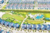 Khu đô thị được kiến tạo với mật độ mảng xanh lên đến 73% cùng nhiều tiện ích nội khu hiện đại, cao cấp.