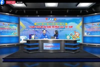 Chương trình tương tác trực tuyến đầu tiên thu hút đông đảo lượt người dùng tương tác.