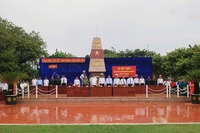 Quang cảnh lễ kỷ niệm 50 năm ngày giải phóng Trường Sa.