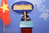 Người Phát ngôn Bộ Ngoại giao Phạm Thu Hằng. (Ảnh: TTXVN)