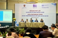 Toàn cảnh Diễn đàn pháp luật: Chuyển đổi số trong ngành Tư pháp.