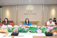 Bí thư Thành ủy Hà Nội Bùi Thị Minh Hoài chủ trì họp Ban Thường vụ Thành ủy Hà Nội chỉ đạo công tác phòng chống lụt bão trên địa bàn thành phố.