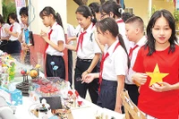 Ngày hội STEM-Khơi nguồn sáng tạo tại Trường trung học cơ sở Lê Hồng Phong (quận Hải Châu, thành phố Đà Nẵng). 