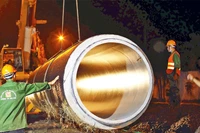 Sawaco đầu tư phát triển hệ thống mạng lưới đường ống cấp 1 ở phía tây thành phố. 