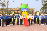 Công trình thanh niên “Sân chơi cộng đồng” xã Cao Minh, huyện Vĩnh Bảo.