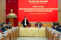 Chủ tịch nước Lương Cường chủ trì Hội nghị Công bố quyết định kiểm tra của Bộ Chính trị, Ban Bí thư đối với Đảng ủy các cơ quan Đảng Trung ương.