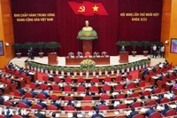 Hội nghị Trung ương 11 diễn ra từ ngày 10-12/4 tại Thủ đô Hà Nội. (Ảnh: TTXVN)