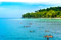 Đảo Kradan, nơi được World Beach Guide vinh danh là nơi có bãi biển đẹp nhất thế giới. (Ảnh: TAT)