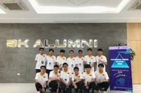 Các thí sinh tham dự Vòng Chung kết quốc gia Kỳ thi Olympic Trí tuệ nhân tạo quốc tế.