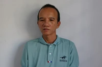 Đối tượng Hồ Văn Long tại cơ quan công an.