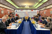 Quang cảnh buổi làm việc. (Ảnh: NHẬT MINH)