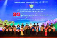Liên hoan Nghệ thuật quần chúng lực lượng vũ trang và thanh niên, sinh viên lần thứ X năm 2024 tại Khu vực I quy tụ 24 đoàn tiêu biểu thuộc các đơn vị lực lượng vũ trang, thanh niên, sinh viên, cơ quan chức năng địa phương phía Nam