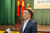 Phó Tổng cục trưởng Tổng cục Thuế Mai Sơn khuyến cáo cách phòng chống lửa đảo tại cuộc họp báo Quý I năm 2024 của Bộ Tài chính.
