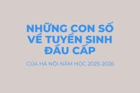 [Infographic] Những con số về tuyển sinh đầu cấp của Hà Nội năm 2025