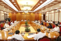 Toàn cảnh một cuộc họp của Ban Bí thư Trung ương Đảng.