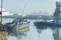 Hiện trường vụ tai nạn.