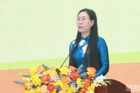 Bí thư Tỉnh ủy, Chủ tịch Hội đồng nhân dân tỉnh Quảng Ngãi Bùi Thị Quỳnh Vân phát biểu tại phiên họp cuối năm 2024 của Hội đồng nhân dân tỉnh Quảng Ngãi khóa 13, nhiệm kỳ 2021-2026.