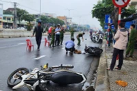 Hiện trường nơi xảy ra vụ cướp.