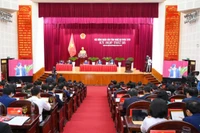 Quang cảnh kỳ họp thứ 25, Hội đồng nhân dân tỉnh Nghệ An khóa 18.