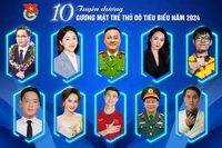 10 Gương mặt trẻ Thủ đô tiêu biểu năm 2024. (Ảnh do Thành đoàn Hà Nội cung cấp)
