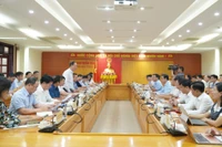 Quang cảnh buổi làm việc.