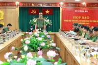 Bộ Công an họp báo 6 tháng năm 2023.