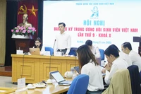 Toàn cảnh Hội nghị Ban Thư ký Trung ương Hội Sinh viên Việt Nam lần thứ 9, khóa X. 