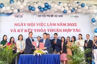 Học viện Phụ nữ Việt Nam ký kết thỏa thuận hợp tác với Trung tâm Dịch vụ việc làm Hà Nội và Công ty cổ phần Joboko toàn cầu.