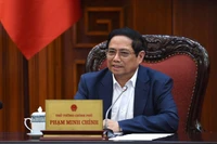 Thủ tướng Chính phủ Phạm Minh Chính phát biểu ý kiến kết luận tại cuộc họp.