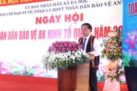 Đồng chí Nguyễn Trọng Nghĩa, Bí thư Trung ương Đảng, Trưởng Ban Tuyên giáo Trung ương phát biểu tại ngày hội.